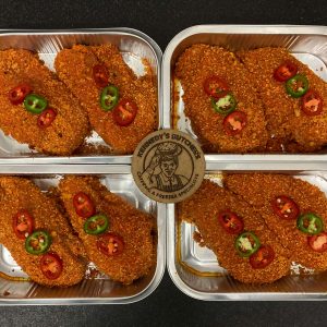 Gourmet Paprika Chicken Kievs with a Paprika Filling